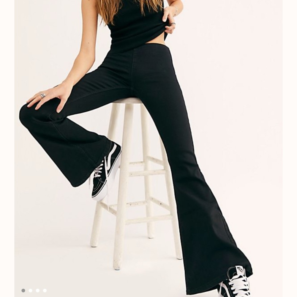Penny Pull-On Flare Jeans